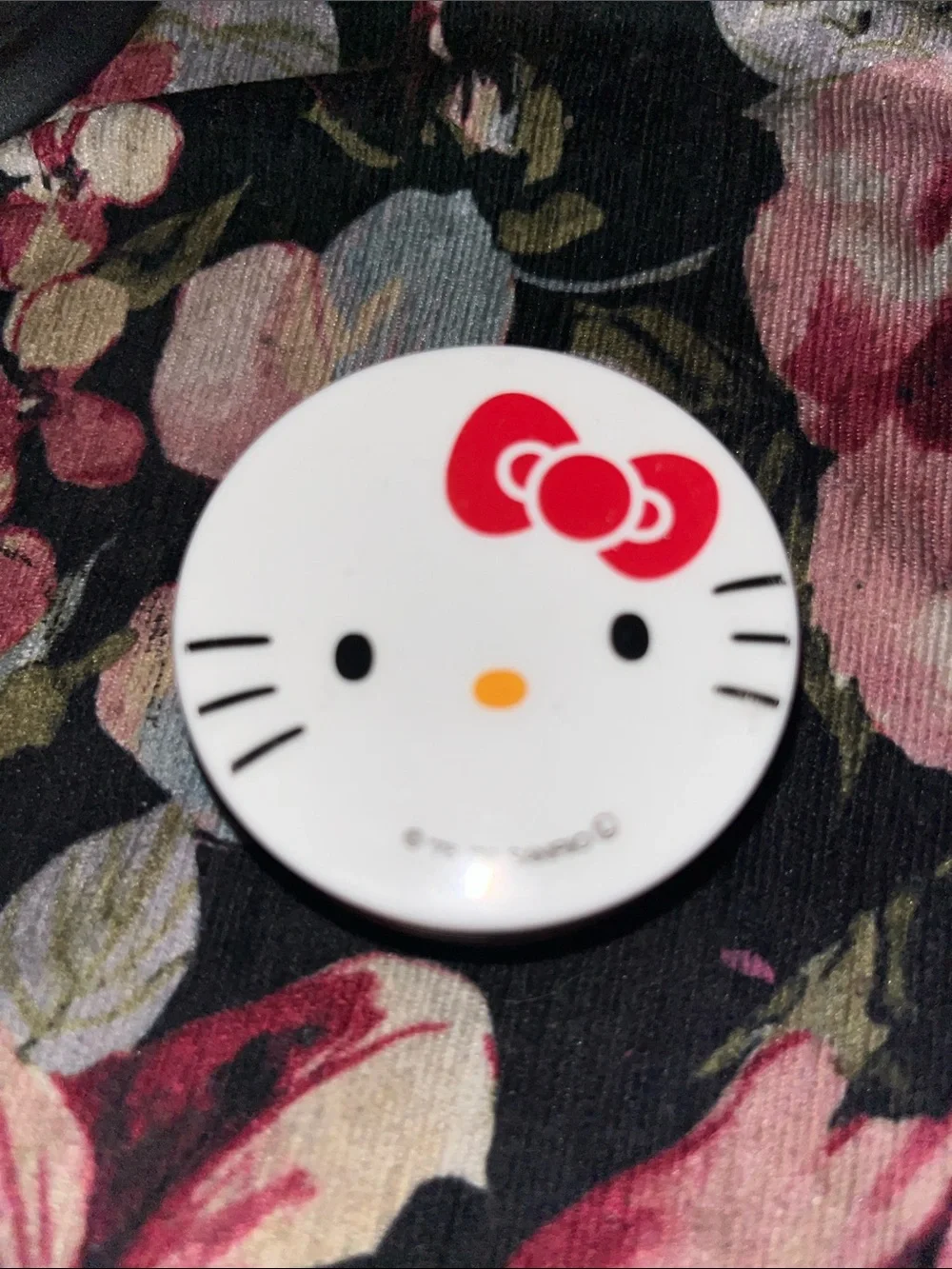 Sanrio Hello Kitty cream case/ cosmetic storage container for travel